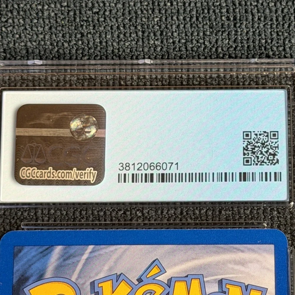 Pokemon Mankey 61/82 1st Edition CGC 9 Mint Blue Label TCG 2000 Team Rocket WotC